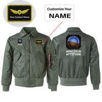 Thumbnail for Mind Your Attitude Designed Embroidered Patch Attachable Jackets