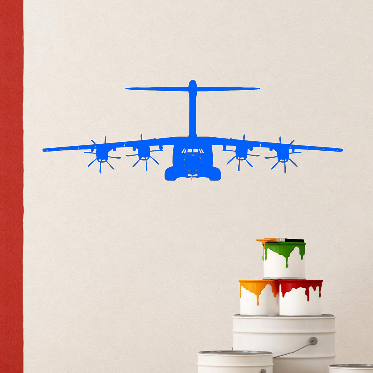 Airbus A400M Designed Wall Sticker