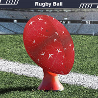 Thumbnail for Travelling with Aircraft (Red) Designed Rugby