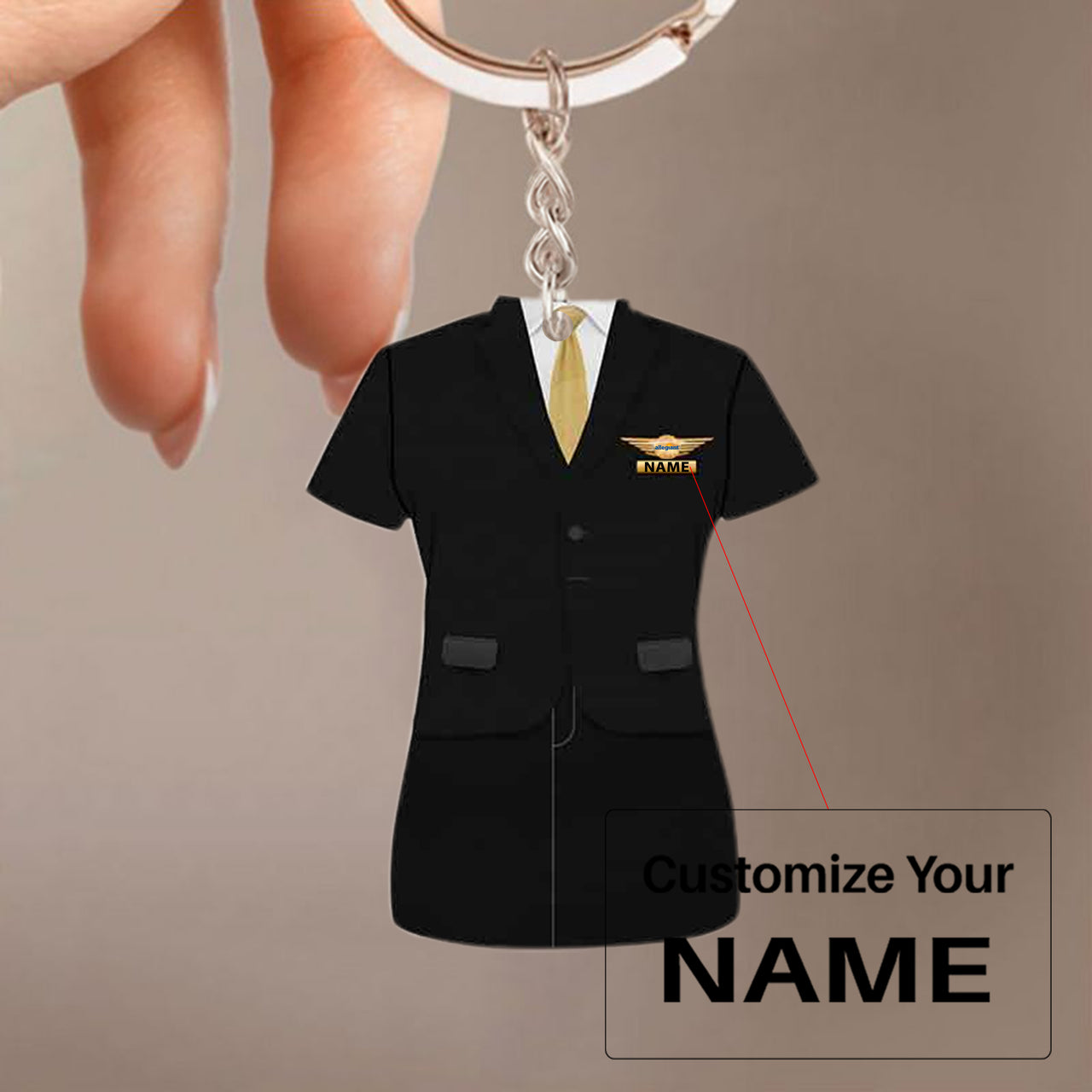 Allegiant Uniform Acrylic Keychain