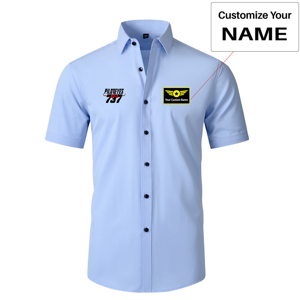Amazing Piloteyes737 Designed Short Sleeve Shirts
