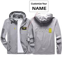 Thumbnail for Pilot & Stripes (2 Lines) Sport & Running Jackets
