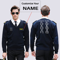 Thumbnail for Aviation DNA Designed Wool Pilot Sweaters
