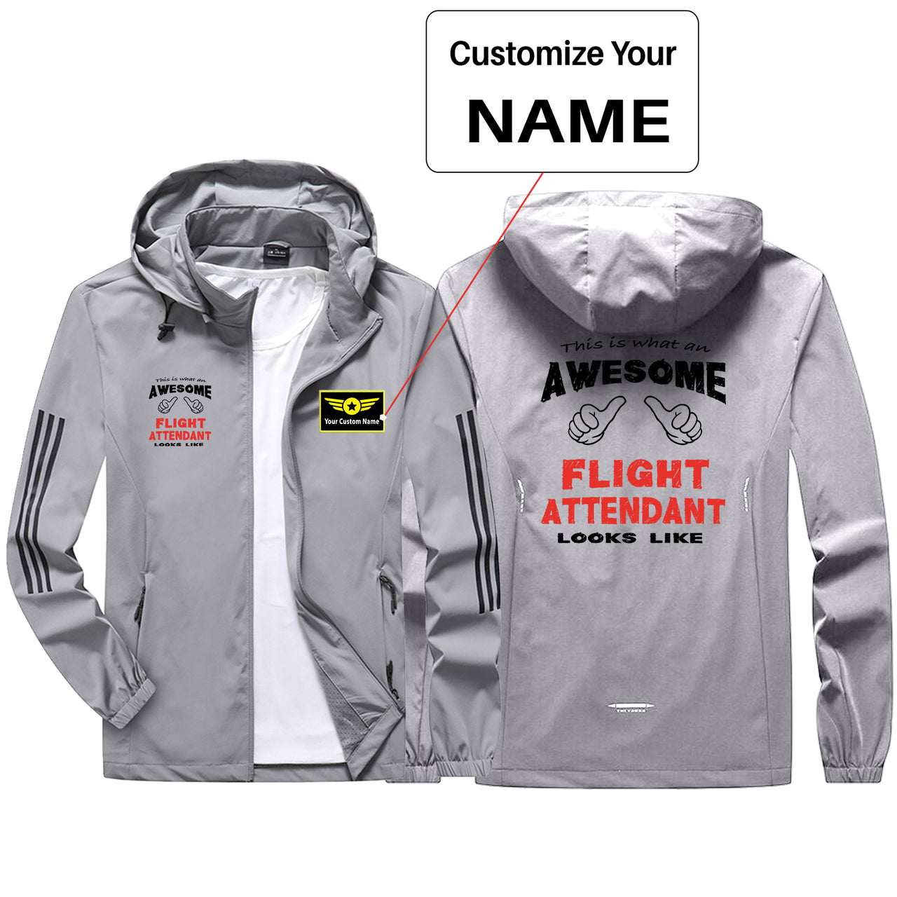 Flight Attendant Sport & Running Jackets