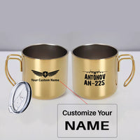 Thumbnail for Antonov AN-225 & Plane Designed Stainless Steel Portable Mugs