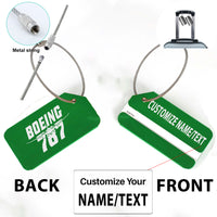Thumbnail for Amazing Boeing 787 Designed Fashion Metal Luggage Tags