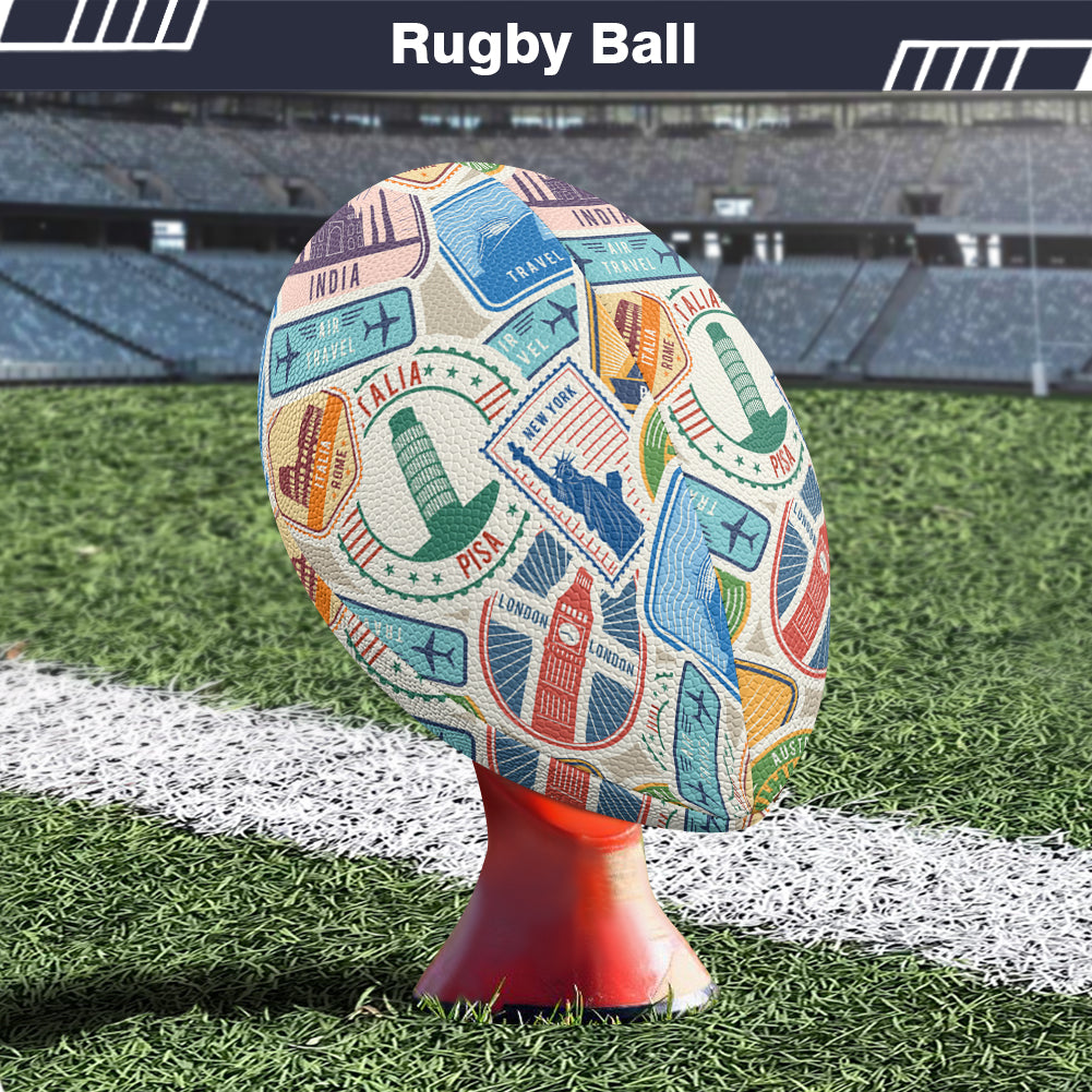 Travel Stickers Designed Rugby