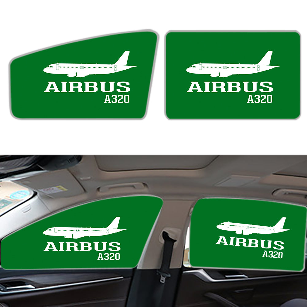 Airbus A320 Printed Designed Car Sun Shade (Side window)