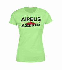 Thumbnail for Amazing Airbus A321neo Designed Women T-Shirts