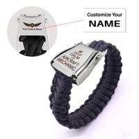 Thumbnail for Aircraft Mechanic Design Airplane Seat Belt Bracelet