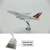 Thumbnail for Philippines Airbus A380 Airplane Model (16CM)