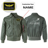 Thumbnail for Just Fly It & Fly Girl Designed Embroidered Patch Attachable Jackets