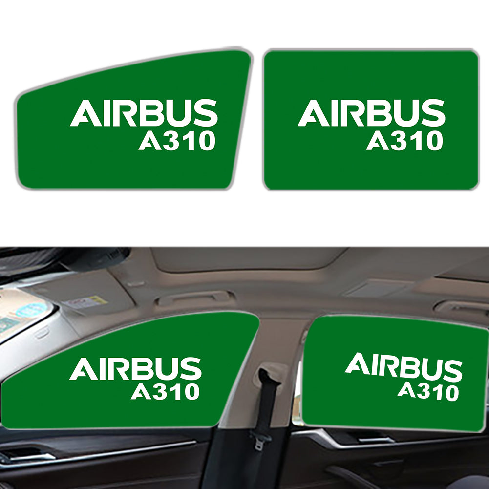 Airbus A310 & Text Designed Car Sun Shade (Side window)