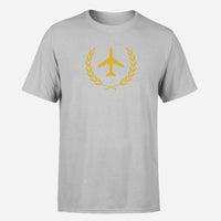 Thumbnail for Leaf & Airplane Design Super Quality T-Shirts