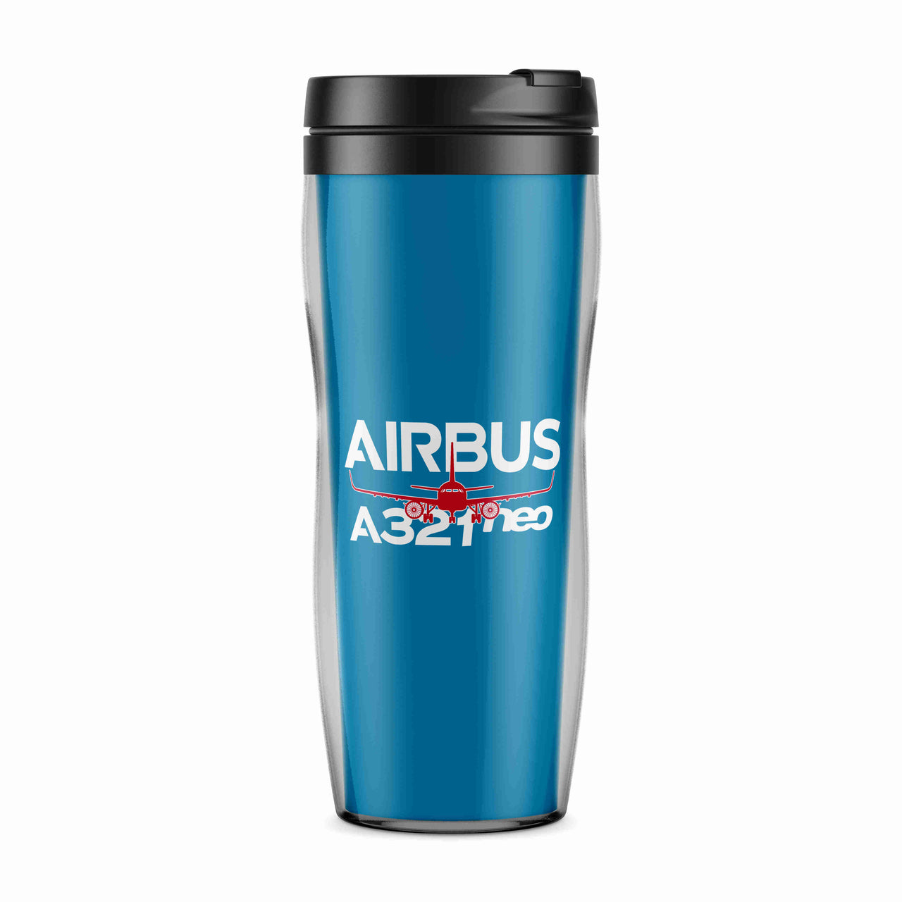 Amazing Airbus A321neo Designed Plastic Travel Mugs