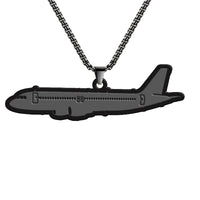 Thumbnail for Airbus A320 Printed Designed Hollow Necklace