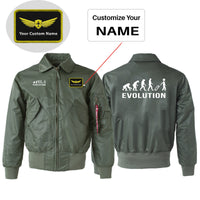 Thumbnail for Pilot Evolution Designed Embroidered Patch Attachable Jackets