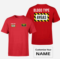 Thumbnail for Blood Type AVGAS Double-Side T-Shirts