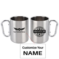 Thumbnail for %100 Original Aviator Designed Stainless Steel Outdoors Mugs