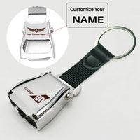 Thumbnail for Go First Airplane Seat Belt Key Chains