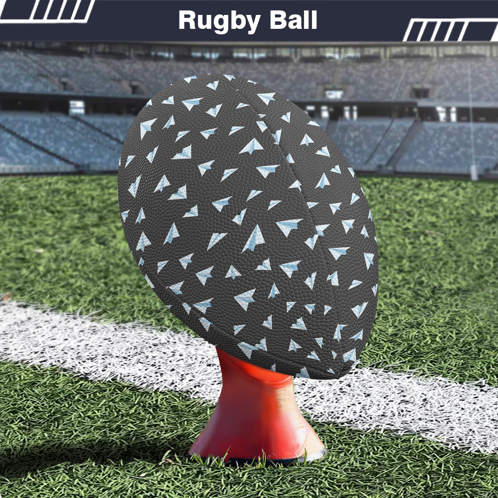 Paper Airplanes (Gray) Designed Rugby