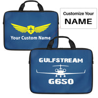 Thumbnail for Gulfstream G650 & Plane Designed Laptop & Tablet Bags