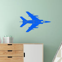 Thumbnail for Detailed Superjet from Above Designed Wall Sticker