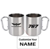 Thumbnail for 767 Flat Text Designed Stainless Steel Outdoors Mugs