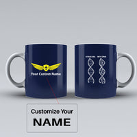 Thumbnail for Aviation DNA Designed Ceramic White Mugs