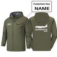 Thumbnail for Airbus A320 Printed Designed Rain Jackets & Windbreakers