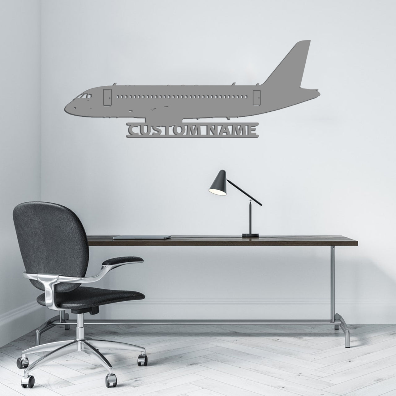 Sukhoi Superjet 100 Designed Wall Metal Signs