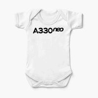 Thumbnail for A330neo & Text Designed Baby Bodysuits