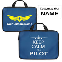 Thumbnail for Pilot (777 Silhouette) Designed Laptop & Tablet Bags