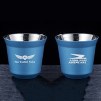 Thumbnail for Aerolineas Argentina Double Wall Stainless Steel Coffee Mugs