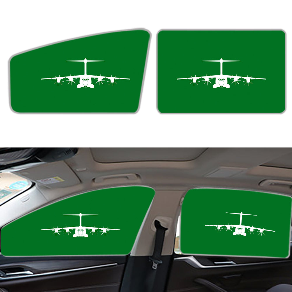 Airbus A400M Silhouette Designed Car Sun Shade (Side window)
