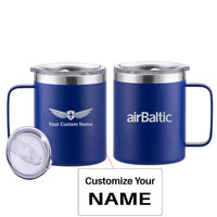 Thumbnail for Airbaltic Airlines Designed Stainless Steel Laser Engraved Mugs