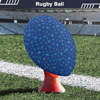 Thumbnail for Many Airplanes Blue Designed Rugby