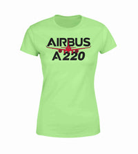 Thumbnail for Amazing Airbus A220 Designed Women T-Shirts