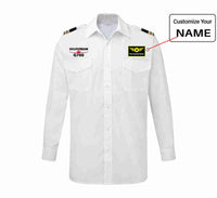 Thumbnail for Amazing Gulfstream G700 Designed Long Sleeve Pilot Shirts
