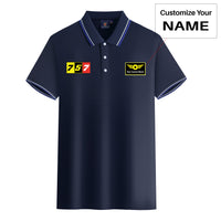 Thumbnail for Flat Colourful 757 Designed Stylish Polo T-Shirts