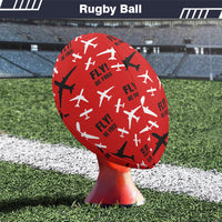 Thumbnail for Fly Be Free Red Designed Rugby