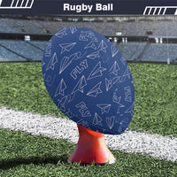 Thumbnail for Paper Airplane & Fly (Blue) Designed Rugby