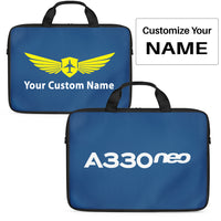 Thumbnail for A330neo & Text Designed Laptop & Tablet Bags