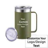 Thumbnail for Custom Design Image Logo Designed Stainless Steel Beer Mugs