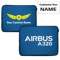 Thumbnail for Airbus A320 & Text Designed Laptop & Tablet Cases
