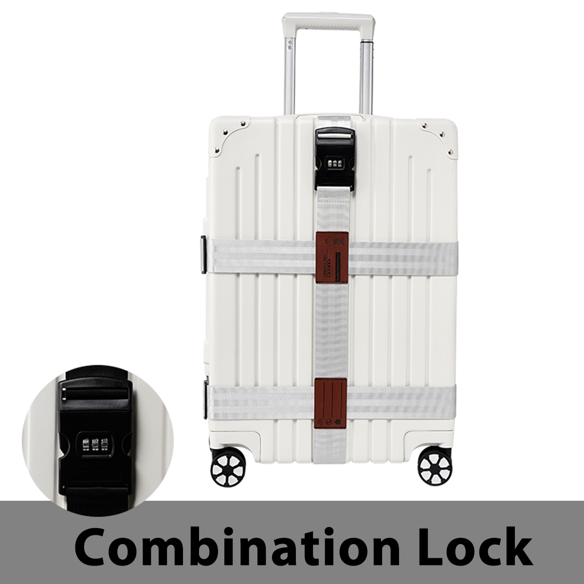 Check-in Adjustable Explosion-proof Luggage With Password Lock Anti-theft