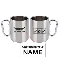 Thumbnail for Flat Colourful 767 Designed Stainless Steel Outdoors Mugs