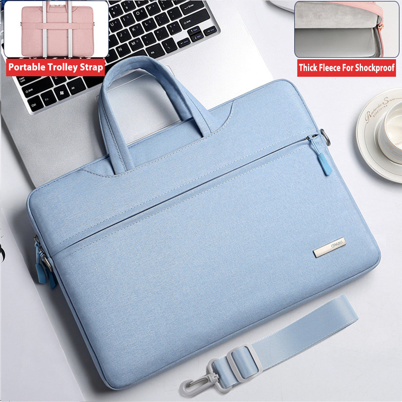 Simple Laptop Bag with Carrying Handle