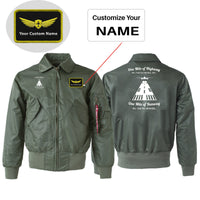 Thumbnail for One Mile of Runway Will Take you Anywhere Designed Embroidered Patch Attachable Jackets