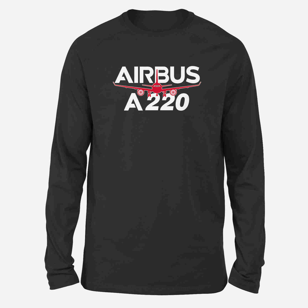 Amazing Airbus A220 Designed Long-Sleeve T-Shirts